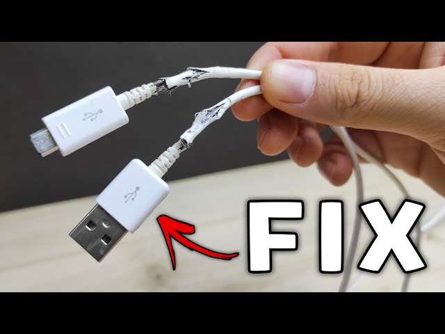 Best way to repair and fix charge cable - fix and repair any type of charger cable