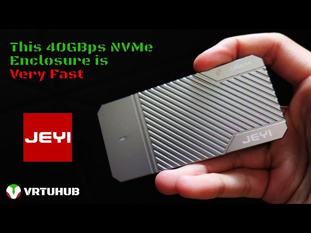 High-Performance 40Gbps USB 4 NVMe Enclosure supporting PCIe Gen 4 - Jeyi TB-2464 40Gbps ASM2464