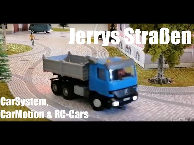 Beispiel Jerrys Straßen in H0 für Viessmann CarMotion, Faller CarSystem und Carson RC-Cars