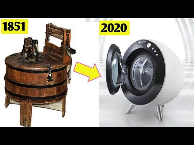 Evolution of washing machines 1851 - 2020 | HISTORY of washing machine