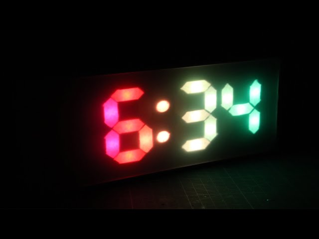 How To Make Amazing Colorful RGB LED Clock