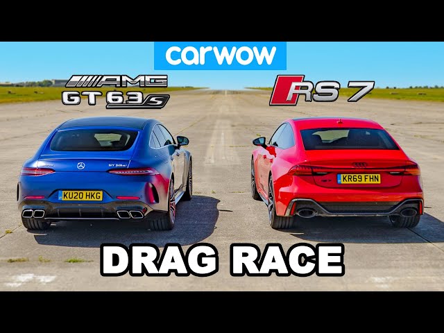 Audi RS7 vs AMG GT 63S 4-Door: DRAG RACE