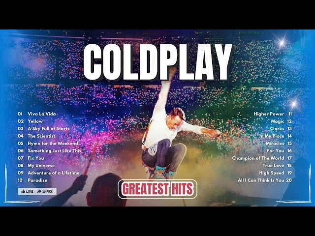 Coldplay Songs Playlist 2023 ~ #Coldplay Greatest Hits Full Album