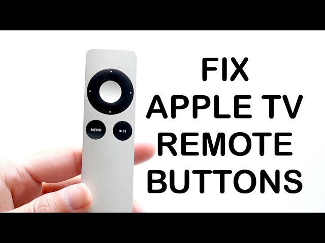How To FIX Apple TV Remote Buttons Not Working! (2024)