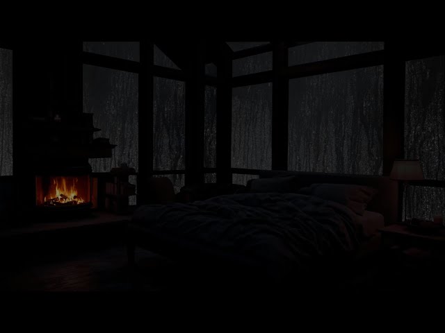 타닥거리는 불 소리와 빗소리가 들리는 아늑한 캐빈에서 편안한 비 오는 밤의 분위기는 숙면에 도움이 됩니다.