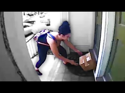 Package Thief Falls for the Trap