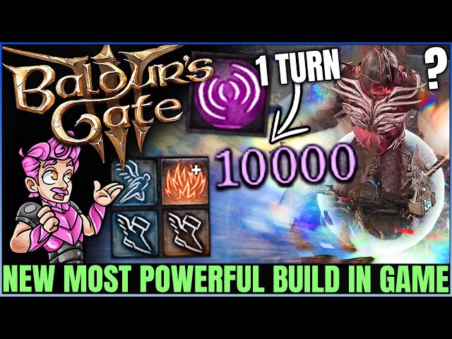Baldur's Gate 3 - 10000 DAMAGE IN 1 TURN FOUND - New Best Build in Game & Ultimate Multiclass Guide!