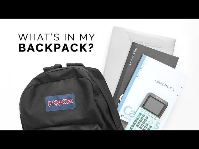what's in my backpack! 🎒 junior year of high school