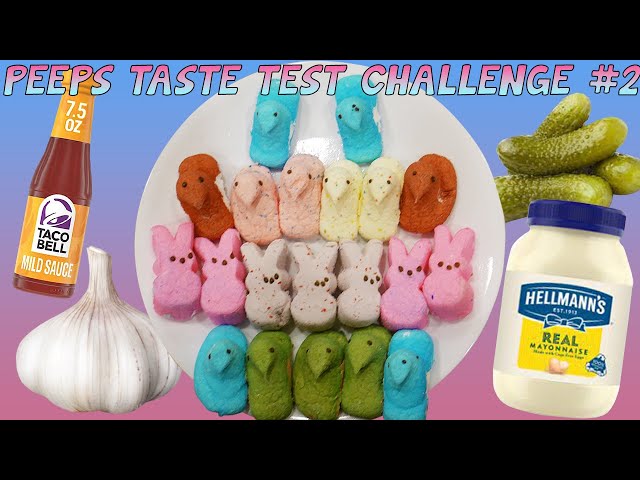 More Peeps & Weird Condiments Taste Test Challenge!