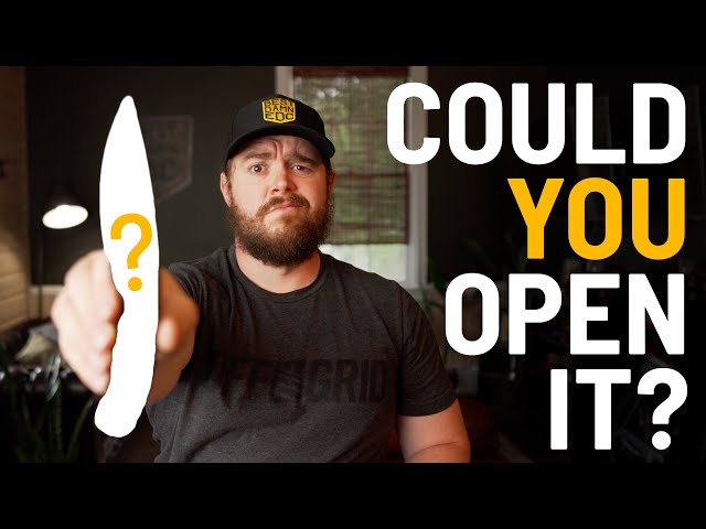 You Won’t Believe How This Knife Opens!