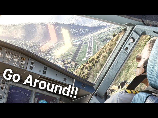 RTX 3090 MSFS 2020 (4K 60 FPS) Landing in Most Dangerous Airport! Microsoft Flight Simulator