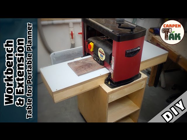 Making workbench and extension table for portable power planer / DIY / HOMEMADE
