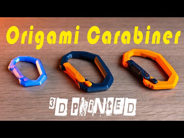 3D Printed  Multi Color Carabiner  ||Cr-10 V2 || 4K Timelapse