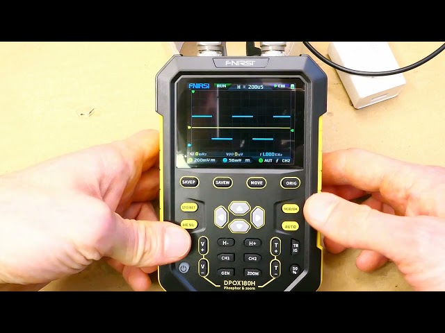 Fnirsi DPOX180H 2x180MHz handheld oscilloscope