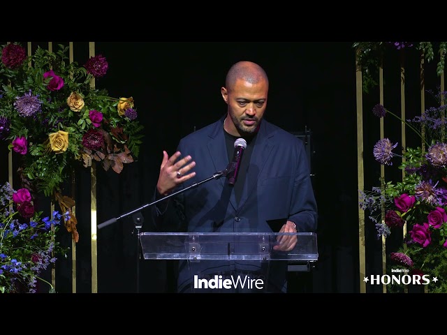 IndieWire Honors - Cord Jefferson Accepts the Breakthrough Award