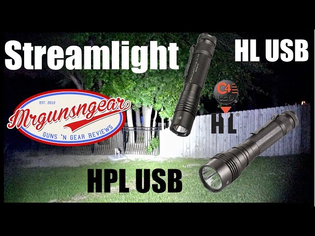 Streamlight ProTac HL USB & Streamlight HPL USB Rechargeable Lumen Monsters!