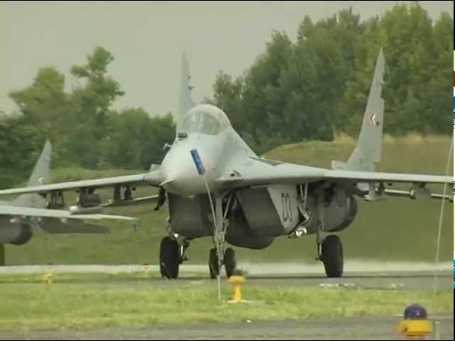 MiG-29s, Gripens and a Tornado; Excercise Dragon Nest at LHKE, 2004.