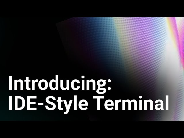 Warp | Introducing Our IDE-Style Terminal