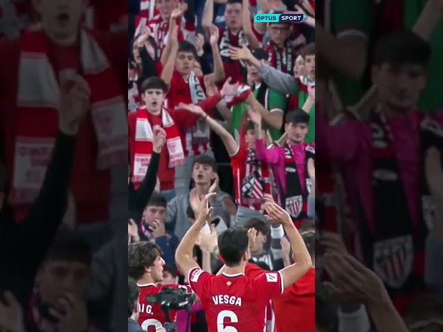 Athletic Club celebrate Basque derby win with passionate fans