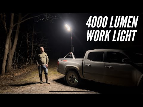 Porter Cable Work Light: 4,000 Lumens | LIGHT UP THE NIGHT