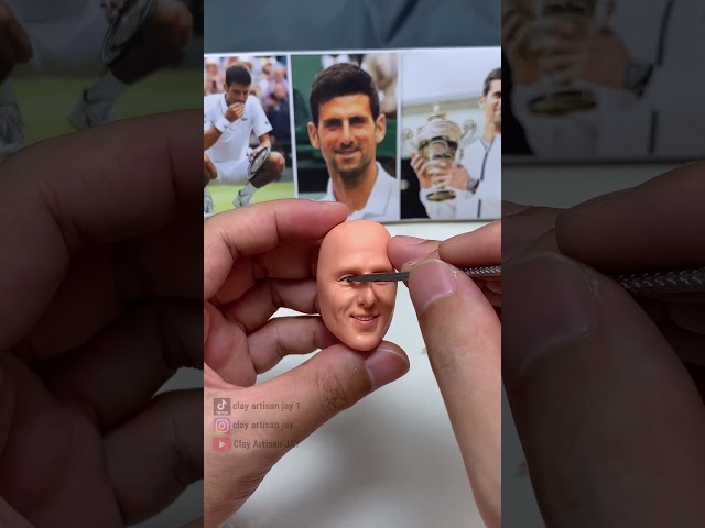 Clay Artisan JAY ：Creating a Clay Portrait of Novak Djokovic