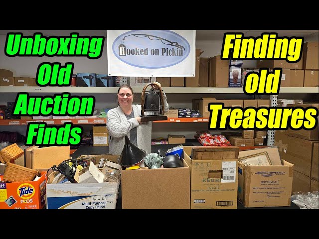 Unboxing Old Auction and Estate Treasures - We have the most unique items - Check it out!