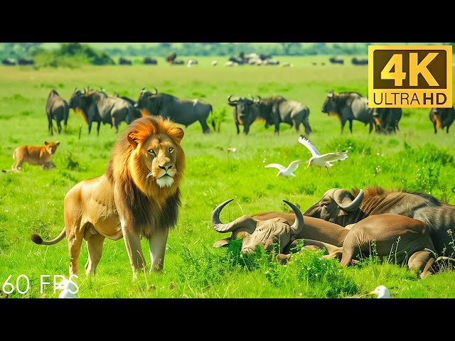 4K African Wildlife: The Great Migratory Journey of Wild Animals | 4K Ultra HD