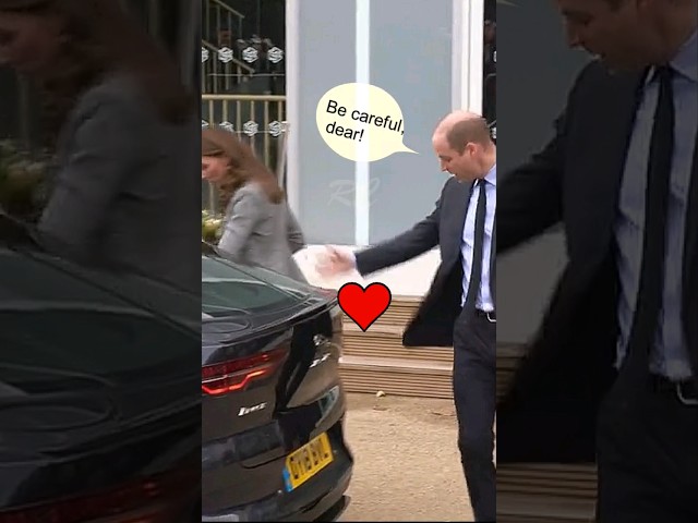 So Sweet! Prince William Is Always A Gentleman With Princess Catherine #princesskate