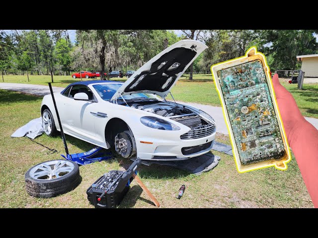 My $286,000 Aston Martin's Electronics were Destroyed by a Salt Water Flood. Is it Repairable?