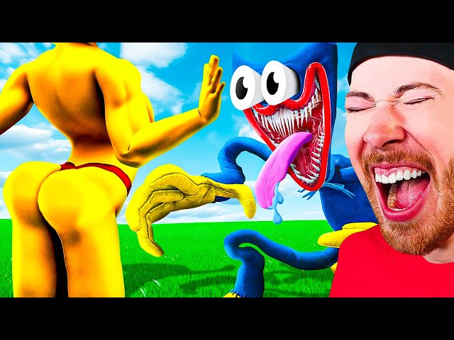 *EXTREME* TRY NOT TO LAUGH CHALLENGE! (POPPY PLAYTIME CHAPTER 3 vs DISNEY PIXAR CHARACTERS)