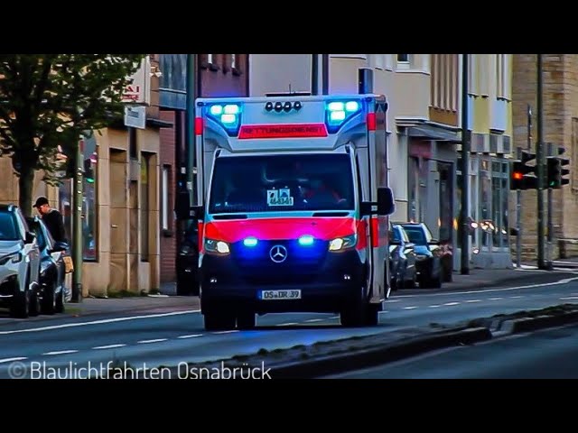 [Dauerpressluft!] RTW DRK Osnabrück auf Alarmfahrt
