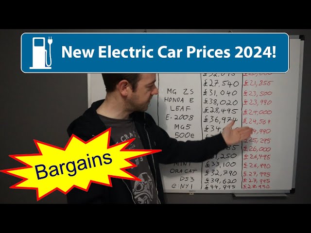 New Electric Car Prices 2024! (Discounts Galore!)