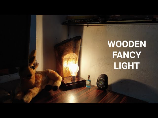 FANCY LIGHT MAKING മരം ഉപയോഗിച്ചുണ്ടാക്കിയ ഒരു അടിപൊളി ഫാൻസി ലൈറ്റ്