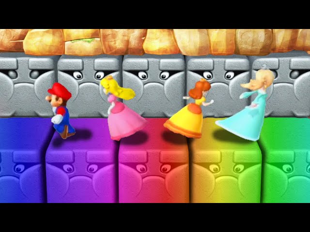 Mario Party 10 - Minigames - Peach vs Rosalina vs Daisy vs Mario (Very Hard CPU)