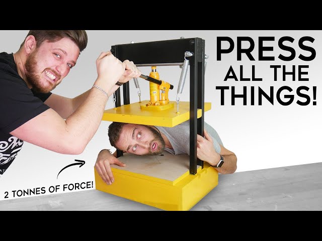 Make Your Own Plastic Sheet Press