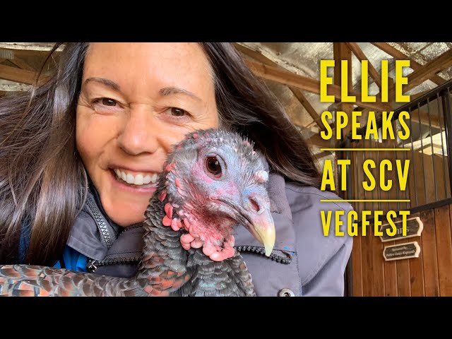 Ellie Speaks at the Santa Clarita Valley VegFest