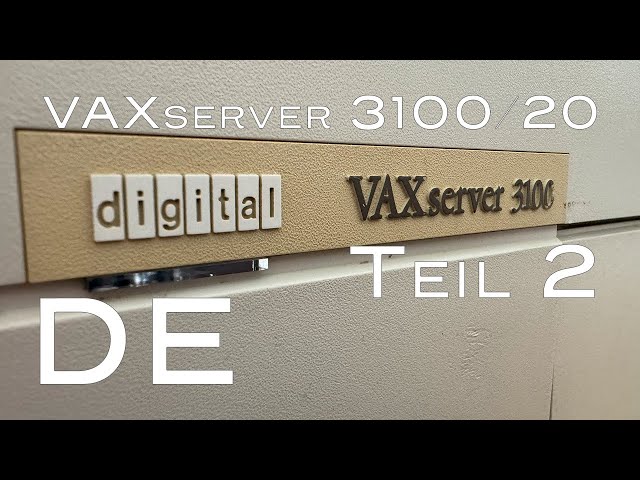 DEC (digital) MicroVAX / VAX / VAXserver 3100 Mod. 20 Restaurierung (Netzteil) - Teil 2  [DE]