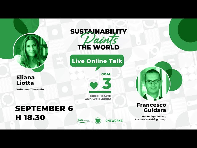 SUSTAINABILITY PAINTS THE WORLD - GOOD HEALTH AND WELL-BEING - LIVE ONLINE TALK