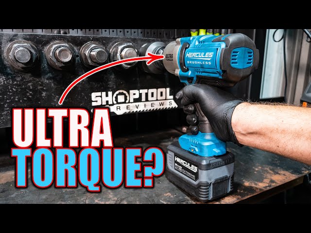 HERCULES HCB85B 20V Brushless Ultra Torque Impact Wrench Review [1,400 ft-lbs]