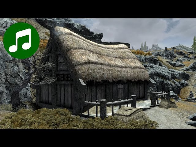 SKYRIM Ambient Music & Ambience 🎵 Lund's Hut (Relaxing Gaming Music | Skyrim Soundtrack | OST)