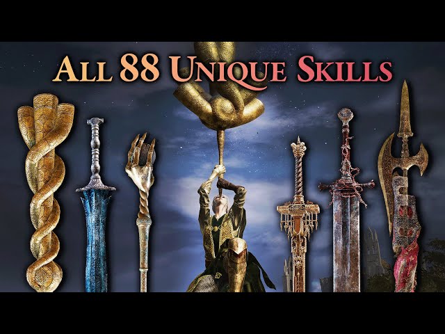 Ranking All 88 Elden Ring Unique Skills From Worst to Best...