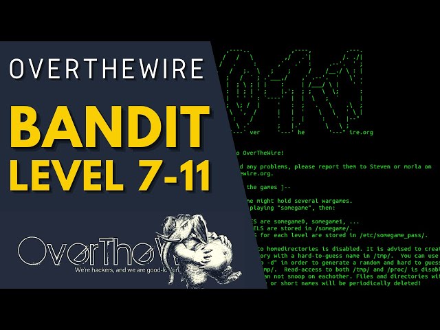 OverTheWire Bandit Walkthrough - Level 7 - 11