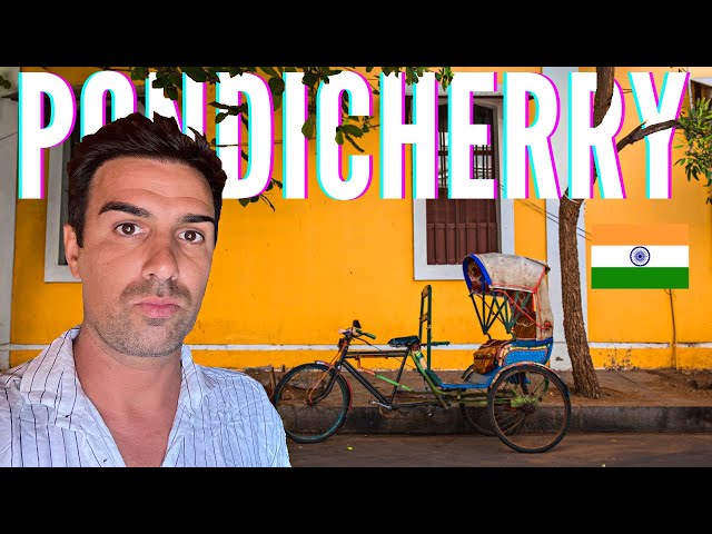 IS THIS INDIA?! 🤔🇮🇳 Exploring Pondicherry and Auroville | India vlog