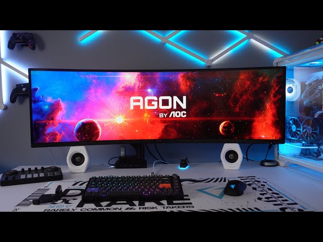 Mind-Blowing Gaming Experience: AOC AGON AG493UCX2 - The Ultimate Ultrawide Beast!