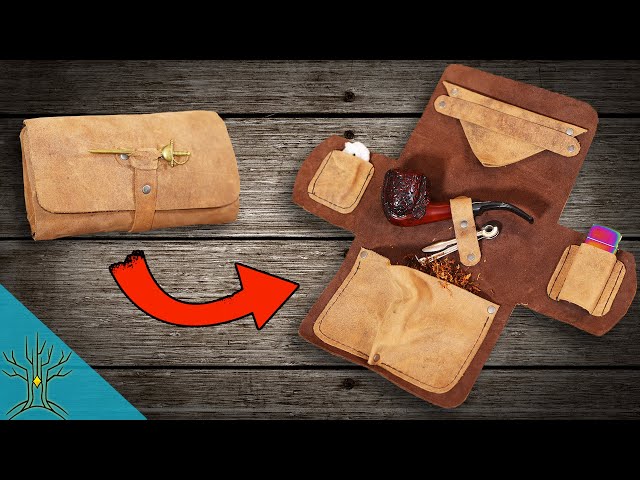 DIY Your Easy Leather Pipe Smoking Kit!