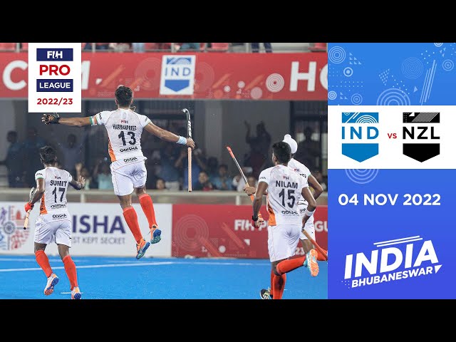 FIH Hockey Pro League 2022-23: India vs New Zealand (Men, Game 2) - Highlights