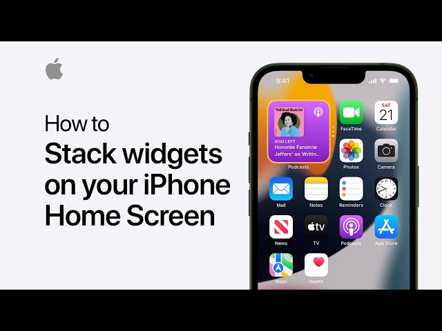 How to stack widgets on your iPhone Home Screen | Apple Support