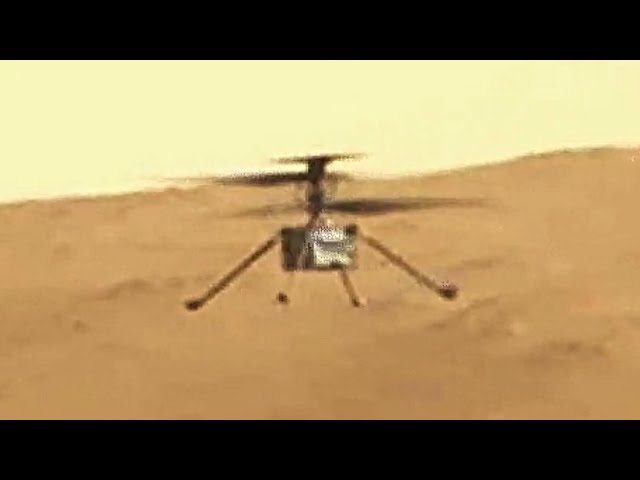 Enhanced Maneuverability of Ingenuity Helicopter on video recorded by Perseverance |  Flight 54