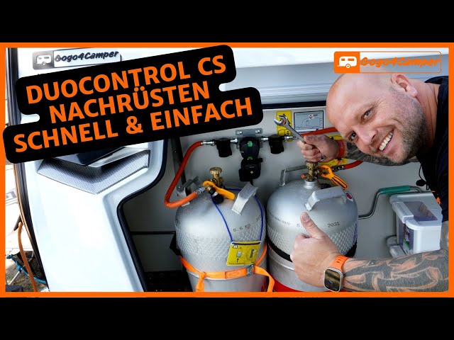 Truma Duocontrol CS im Wohnwagen / Wohnmobil einbauen und via App den Gasfüllstand prüfen