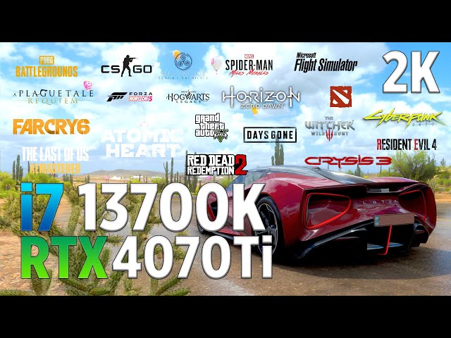 GeForce RTX 4070 Ti + i7 13700K - Test in 23 Games | 1440P